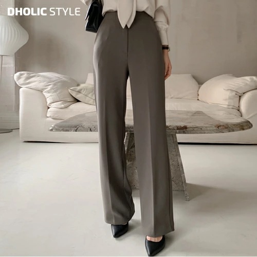 [メガ割りSALE]ワンボタンスラックスパンツ・p630033