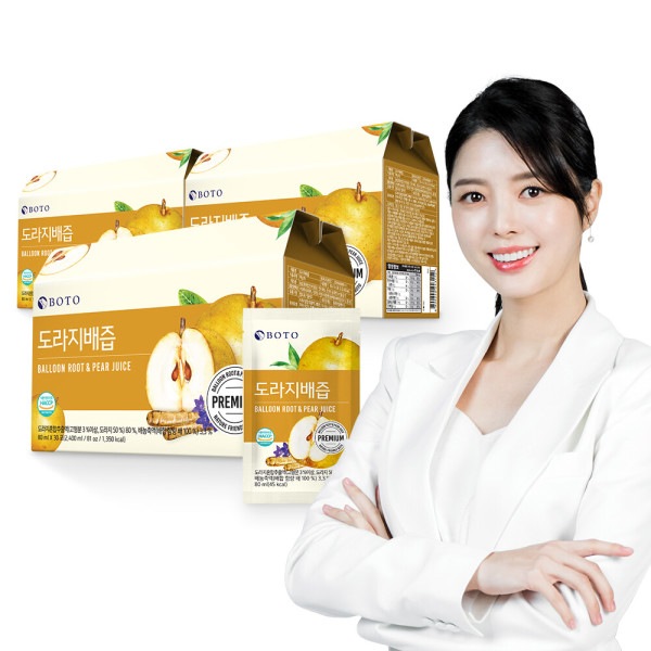 韓国産 キキョウ梨ジュース 80ml 30包 3箱