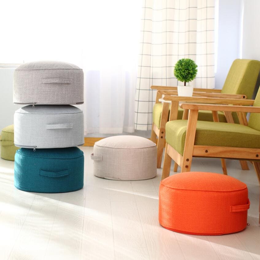 低い椅子 ラウンド型 大きいサイズ クッション 丸座布団 腰痛対策 春夏秋 フロアクッション 形クッ 5,174円