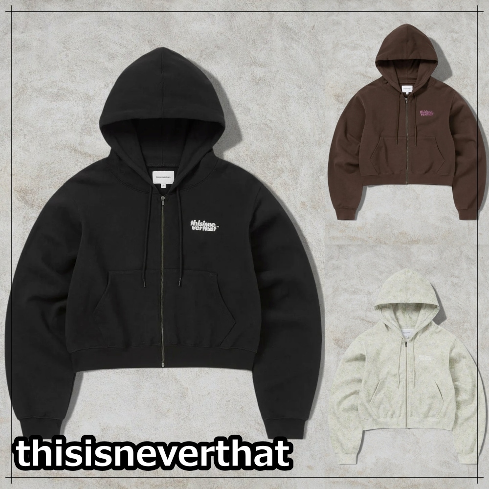 【thisisneverthat】 OL-Logo W Zip Up Hoodie [正規品]