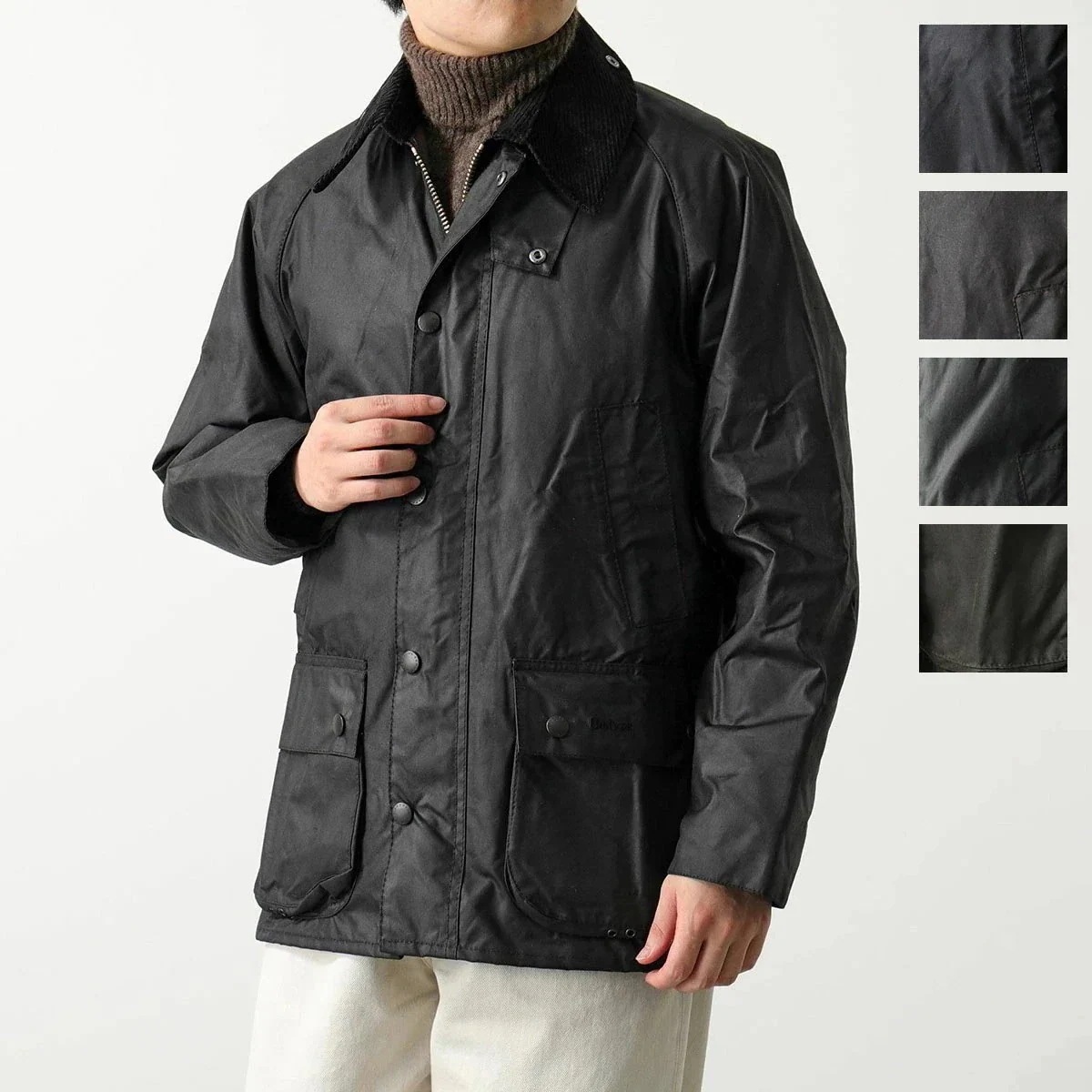 Barbour バブアー ワックスジャケット MWX0018 BEDALE ビデイル メンズ オイルドコットン ワックス加工 ダブルジップ カラー5色