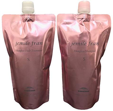 ミルボン ジェミールフラン ヒートグロス S シャンプー400ml トリートメント400g 詰替用セット【jemile fran】