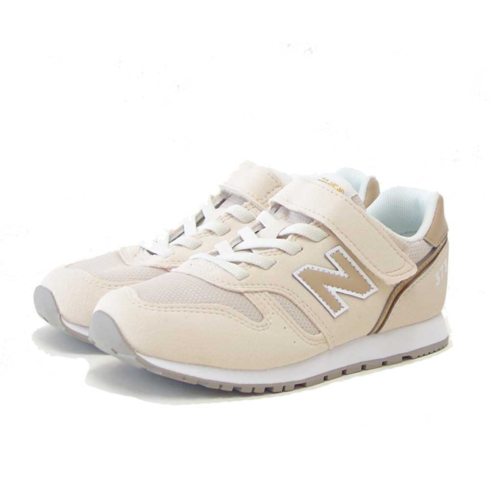 ニューバランス new balance YV373TM2 ベージュ（キッズ スニーカー） マジックテープ スニーカー ジュニア
