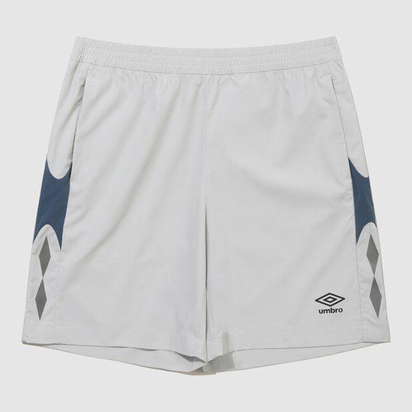 PTR ウーブン ウォーミングアップ 4.5部丈 ハーフパンツ WHITE GREY UR121SHP39 WGR0