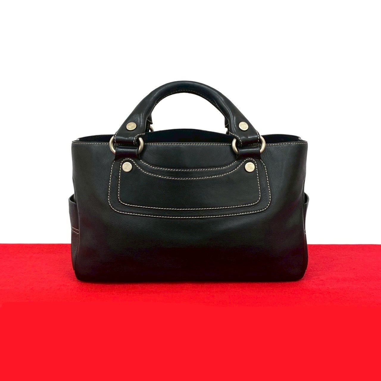 ブギーバッグハンドバッグ レザー ブラック 11575 29,120円