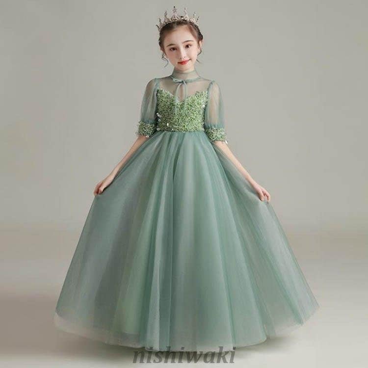 子供ドレス 発表会 フォーマル 結婚式 ルドレス 短い キッズドレス ロングドレス ジュニアドレス 発表会 ピアノ 結婚式 七五三 コンクール 新作