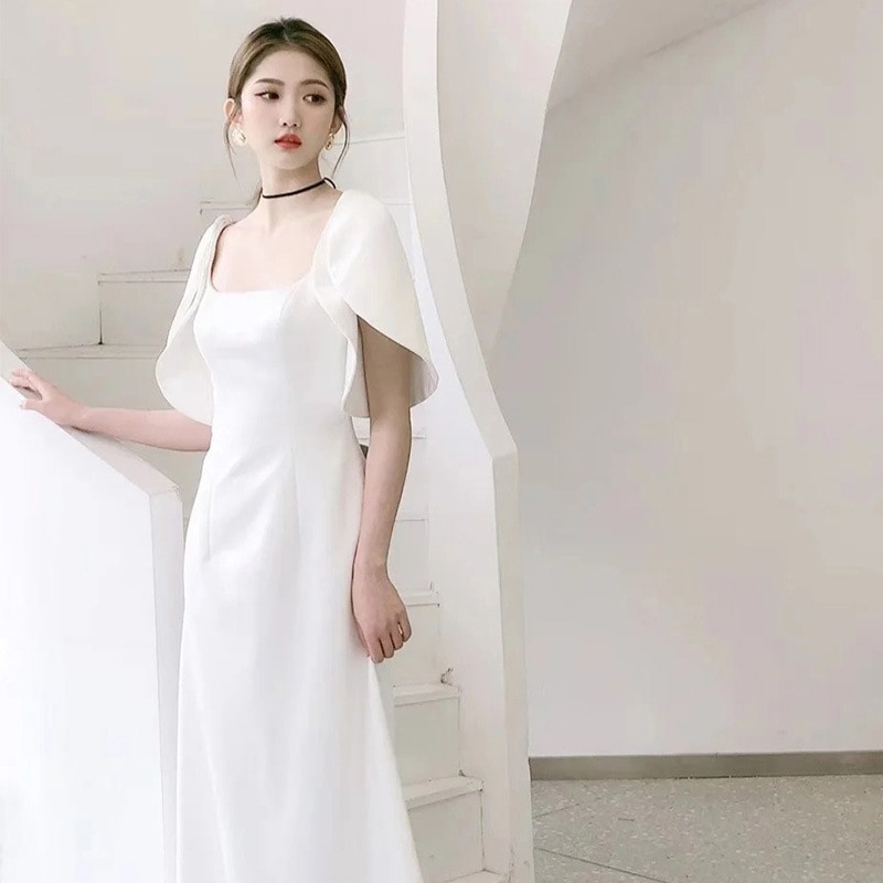 パーティードレス新作 結婚式 ドレス 演奏会 ウェディングドレス 白 ロング お呼ばれドレス 花嫁ロングドレスドレス ウエディングドレス ロングドレス 成人式 2025福袋