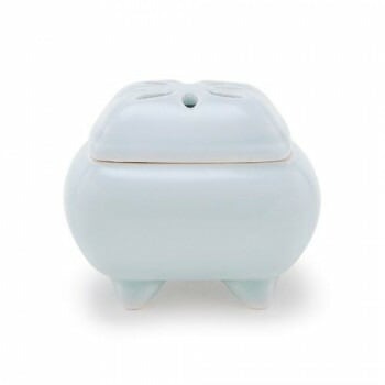 日本香堂 香炉 青磁 角 有田焼 28005