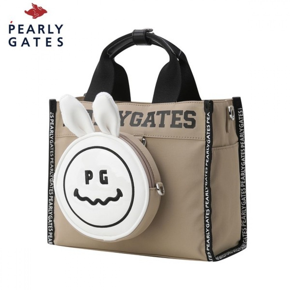 [Paris Gates] レディースロゴツーウェイバッグ&取り外し可能なバニーポーチ