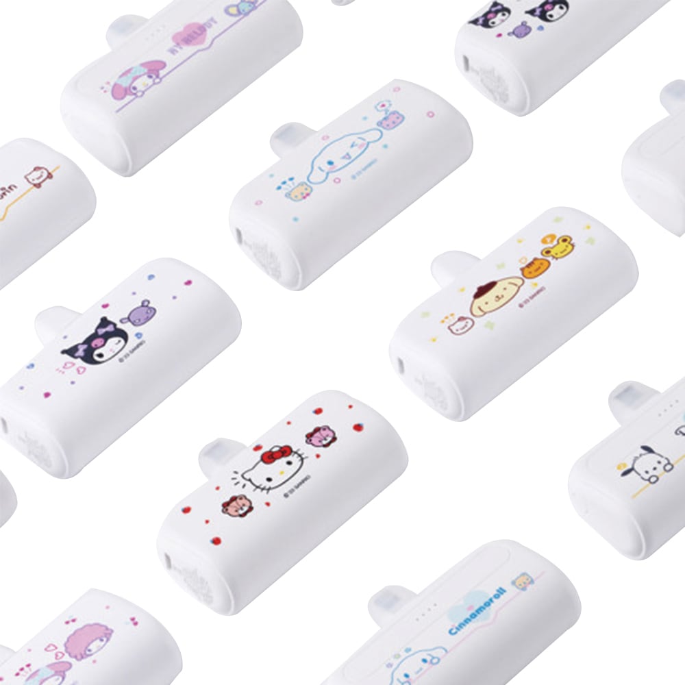 Qoo10] サンリオ Power Bank 8ピン Cタイプ : スマートフォン