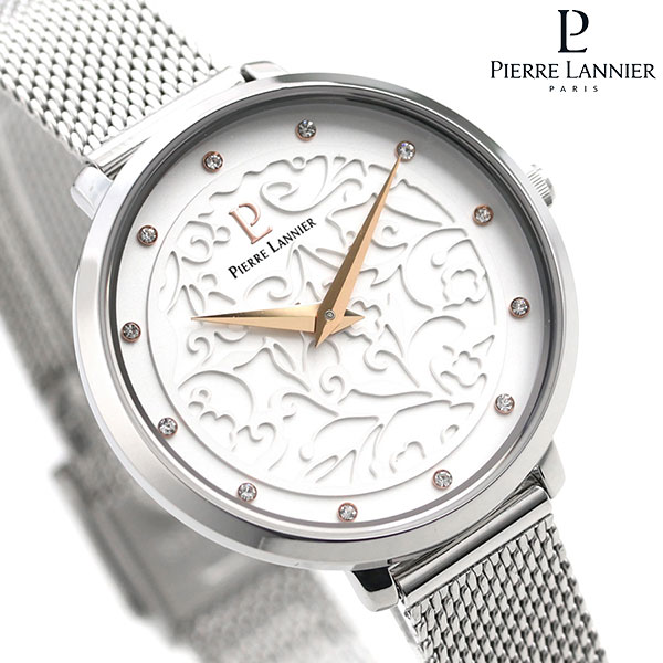ピエールラニエ エオリア 33mm フランス製 レディース 腕時計 P040J608 Pierre