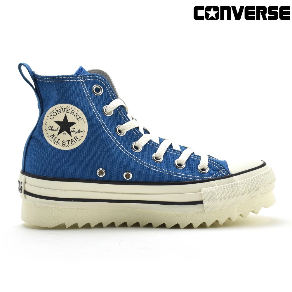 コンバース CONVERSE オールスター シャークソール ハイカット レディース スニーカー 厚底 チャンキーソール コバルトブルー ALL STAR SHARKSOLE HI【31312141】