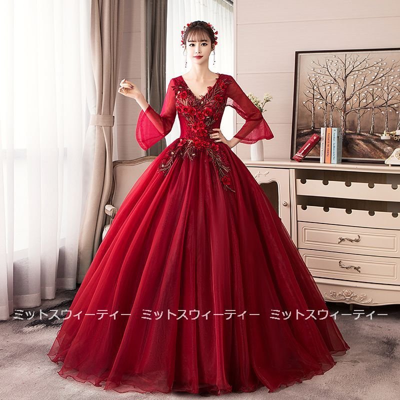 カラードレス 安い 演奏会 カラードレス コンサート 結婚式 発表会 ロングドレス 披露宴 ウエディ