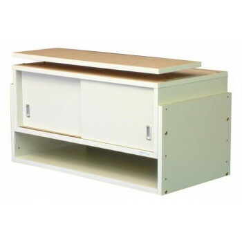 耐震収納上置き じしん作くん 幅86cm 奥行44cm 86-44　W/ホワイト 17,531円