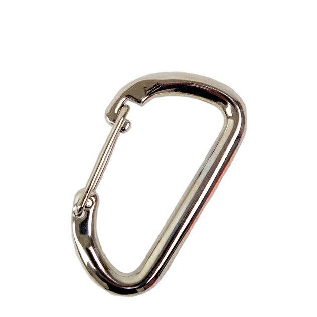 カラビナ キーホルダー おしゃれ 1000個 セット 53mm アミナスカラビナ ゴールド/シルバー パーツ アクセサリー 金具 キーリング キーケース 鍵 アウトドア キャンプ トレッキング 釣り