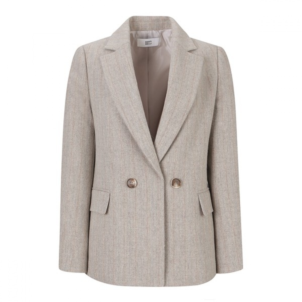 [ベスティベリ] ラインステッチヘリンボーンジャケット（BGJAB2102）