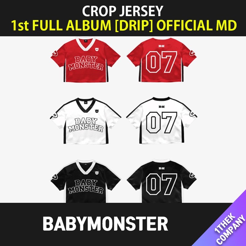 [購入金額特典]（CROP JERSEY）BABYMONSTER 1st FULL ALBUM [DRIP] OFFICIAL MD