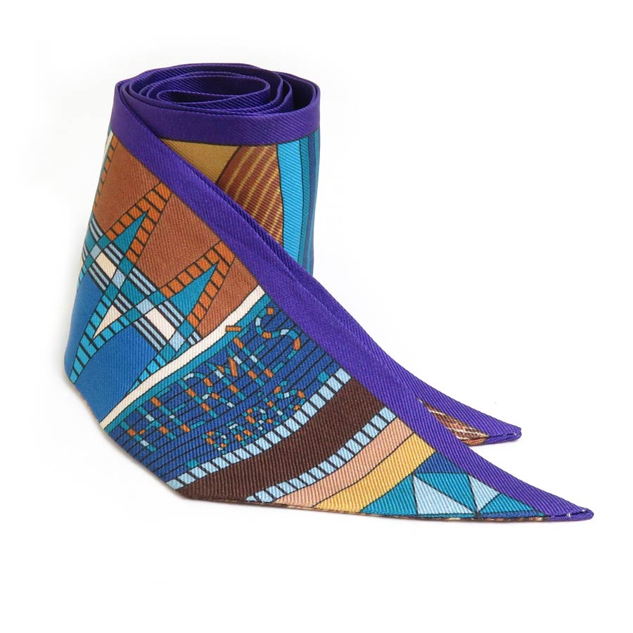 エルメス HERMES スカーフ ツイリー シルク マルチカラー レディース r10237m