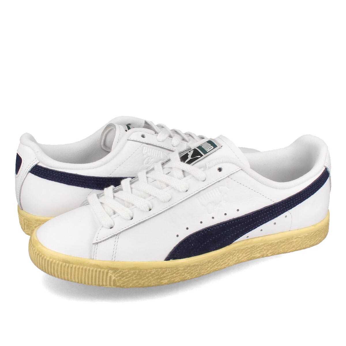 PUMA CLYDE VINTAGE WHITE/NAVY