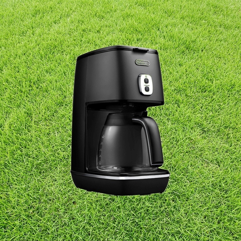 DeLonghi(デロンギ) DeLonghiドリップコーヒーメーカー ディスティンタ ICMI011J-BK レギュラーコーヒー 6杯用 チタンコートフィルター アロマモード [ブラック] ファミ