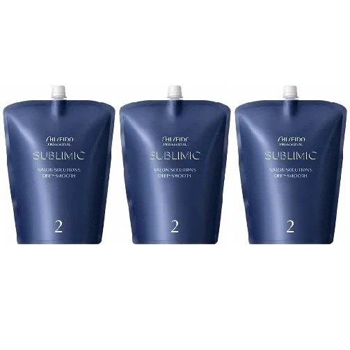 資生堂プロ サブリミック サロンソリューション ディープスムースa 1800g ×3セット