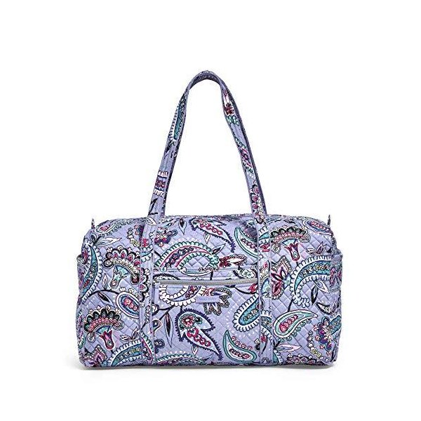 Vera Bradley Women s Signature Cotton Large Travel Duffel Travel Bag, Makani Paisley, One Size 並行輸入品