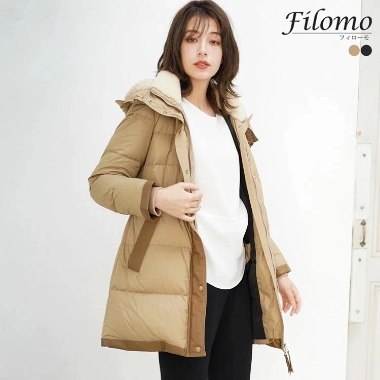 [Filomo]ホワイトグースダウンコート