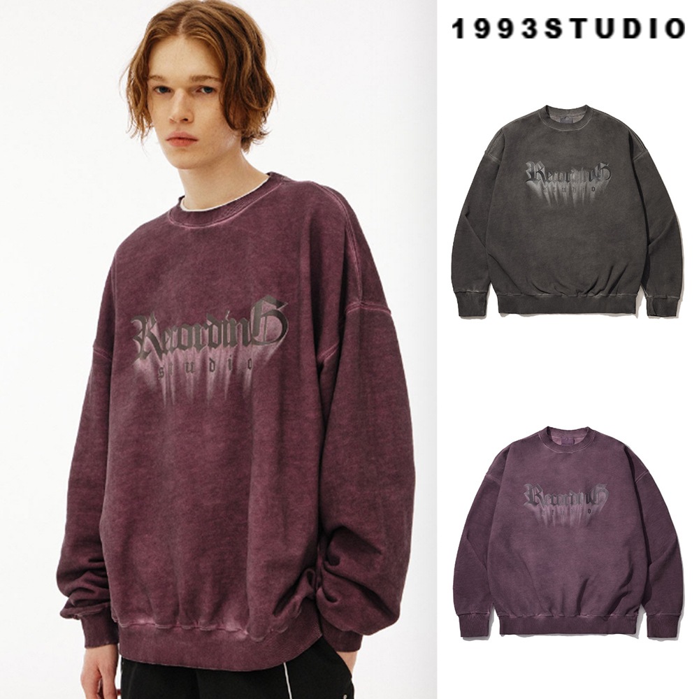 [1993studio] Recording Studio Pigment Sweatshirt