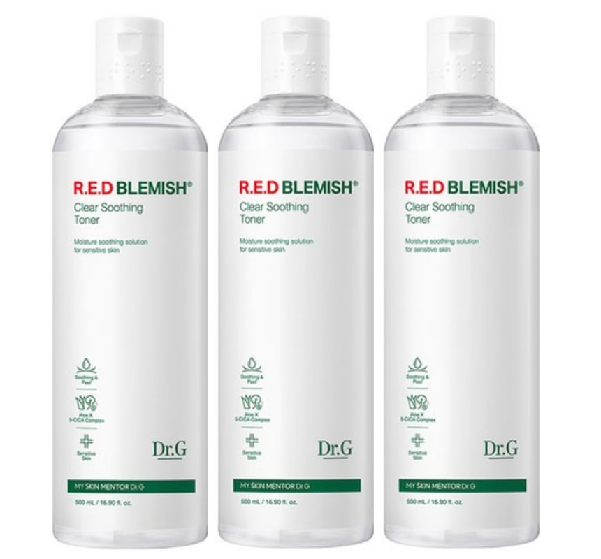 レッドブレミッシュクリアスージングトナー, 500ml *3個