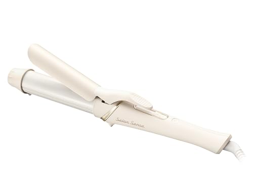 コイズミ ヘアアイロン カール 32mm サロンセンス 300 シルキーモイスト 海外対応 アイボリ