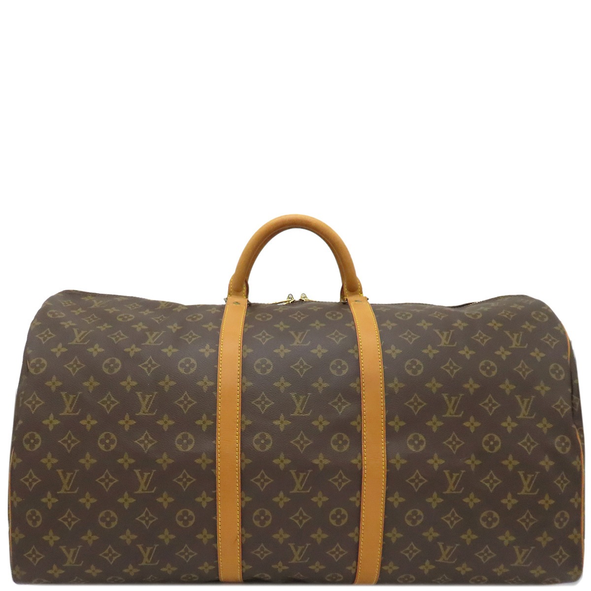 ルイヴィトン LOUIS VUITTON ボストンバッグ キーポル 60 モノグラムキャンバス モノグラム ゴールド金具 茶 鍵/パドロック欠品 M41422 MI0041【中古】