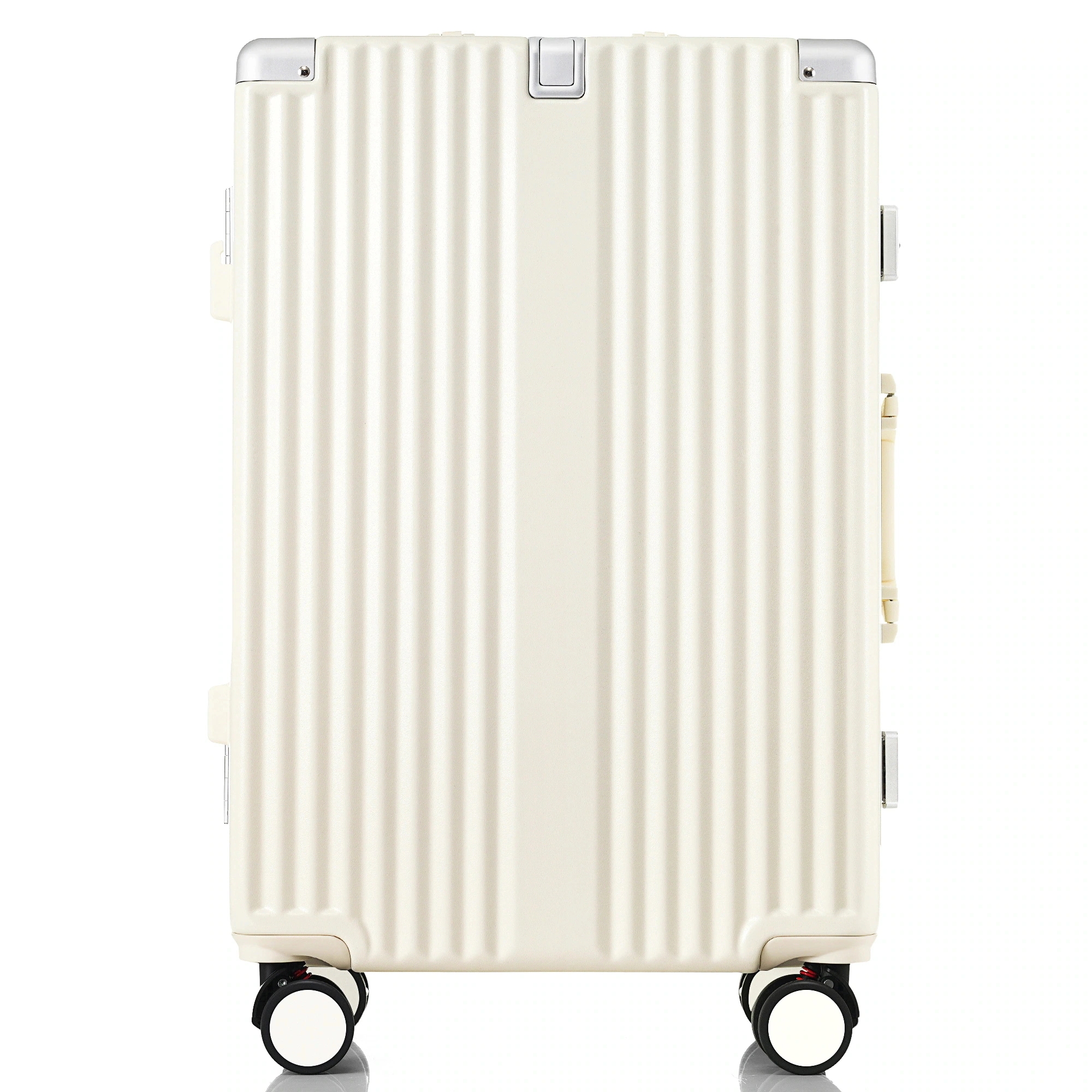 スーツケース Mサイズ フレームタイプ アルミ USBポート付き カップホルダー フック式底足 ストッパー付き キャリーケース キャリーバッグ 軽量 おしゃれ 静音 海外 TSAロック 高級