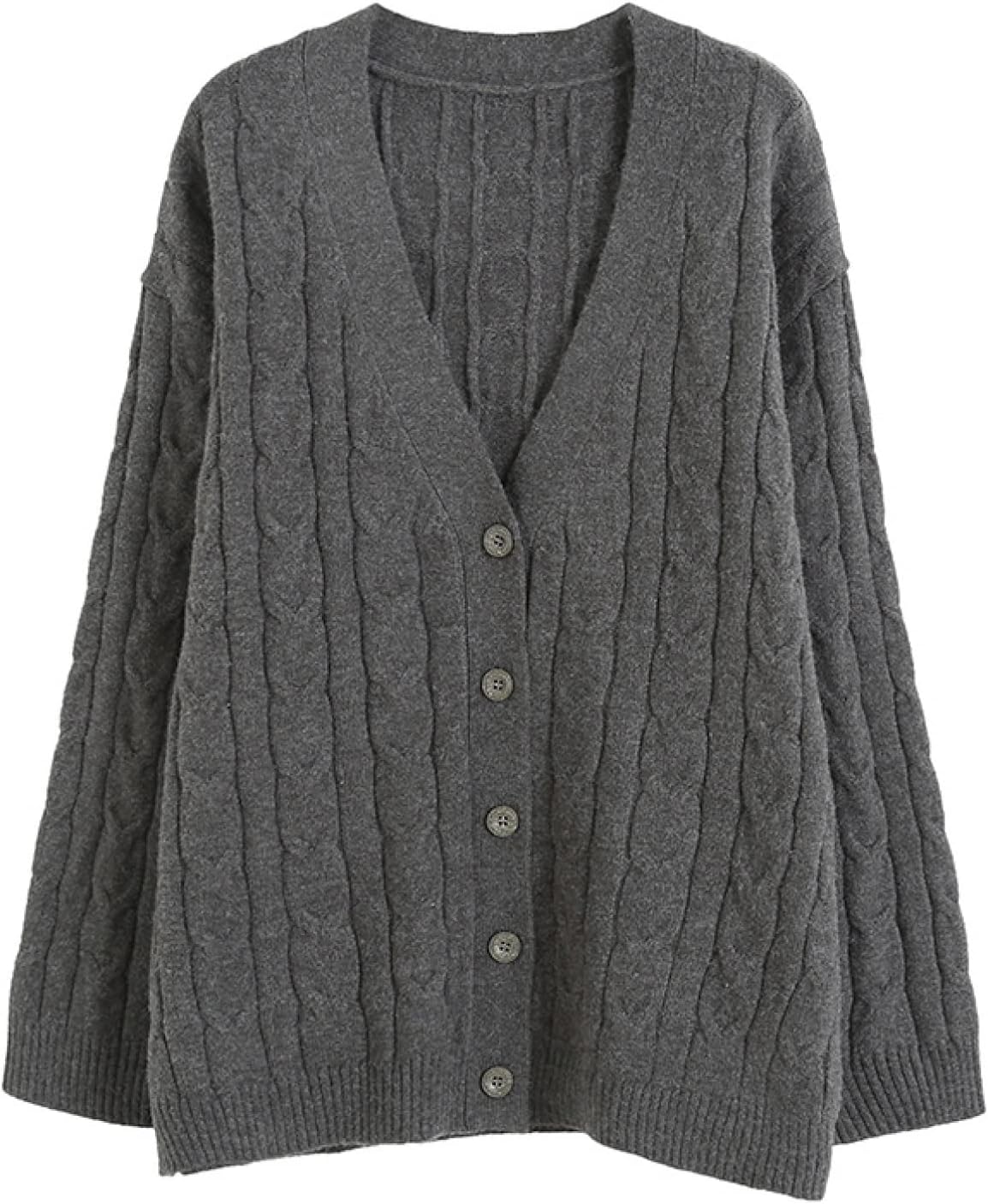 カーディガン レディース おしゃれ ミドル丈 セーター ミドル丈 コート 無地 トップス Vネック ニット 大きいサイズ エレガント シンプル 普段使い カジュアル お洒落 フェミニン お出