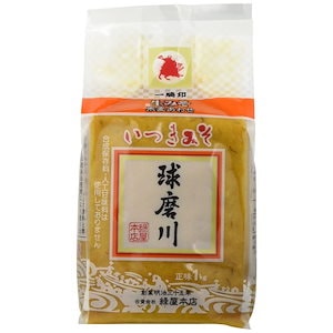 米麦あわせ味噌 球磨川 生みそ 1000g × 3