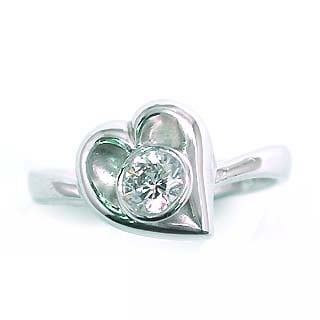 (Brand アニーベル) Pt ダイヤモンドデザインリング（婚約指輪エンゲージリング）楽ギフ_包装02P26Mar16