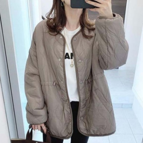 【両面着用出来る】特別デザイン2カラーカジュアルボタンジャケット