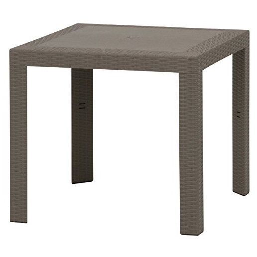 不二貿易 12287 ステラ テーブル 80角 グレー メーカー直送