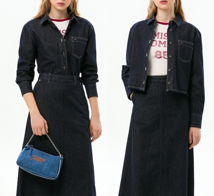 Denim Shirt Jacket (T32G0NSH01TWL11AP)