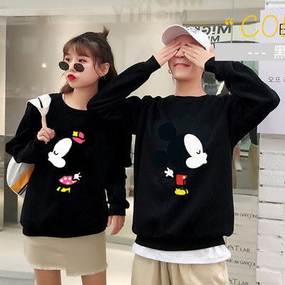 Qoo10] ディズニー 7色秋冬ファション ペアルックカップル