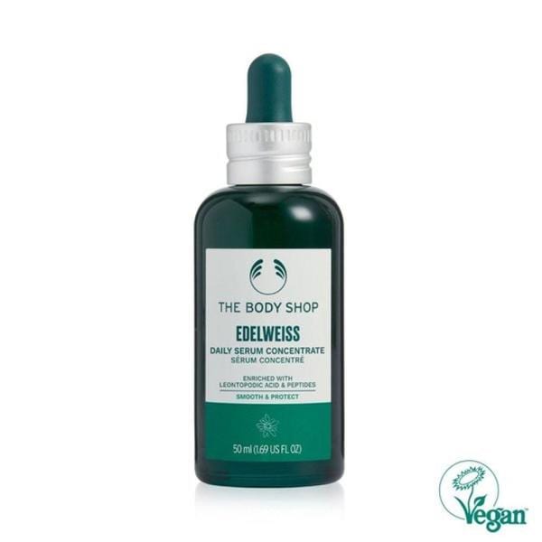 【The body shop】 ザ·ボディショップ エーデルワイス デイリー セラム コンセントレート 50ML 贈呈品なくなり次第贈呈終了