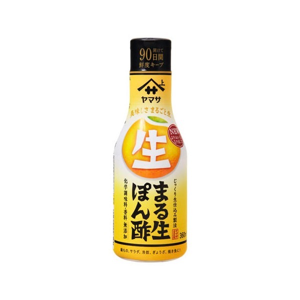 ヤマサ まる生ぽん酢 ソフトボトル 360ml 12 メーカー直送