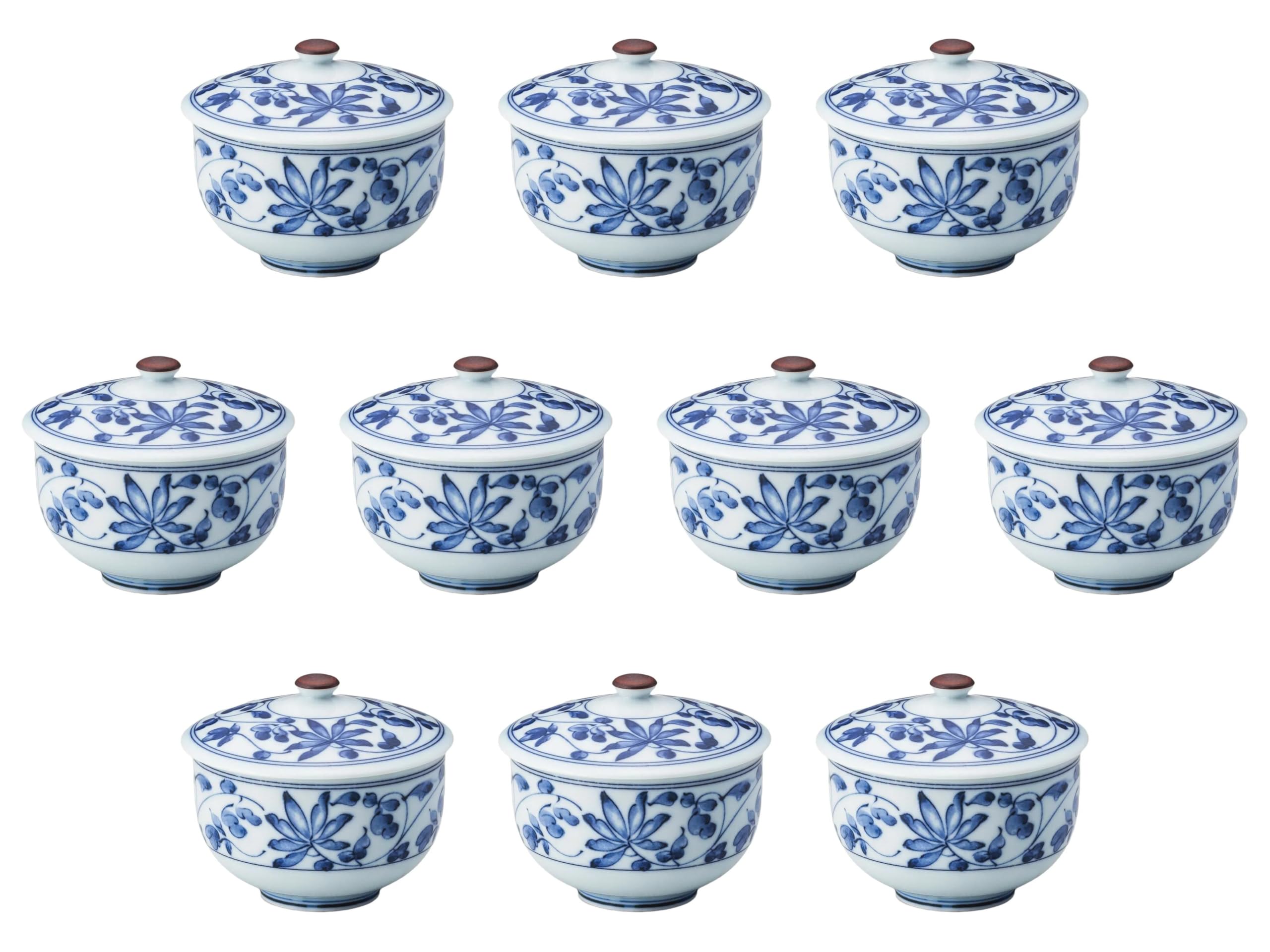 10個セット 鉄仙蓋付千茶 [ 8.7×8(230) ] 煎茶 セトモノホンポ(Setomonohonpo)