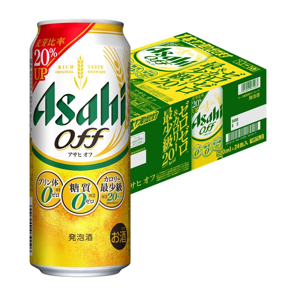 アサヒ オフ 500ml24本【ご注文は2ケースまで同梱可能です】 4,891円