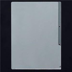 （まとめ） ニックス 2穴クリアホルダー A4 厚さ0.2mm MS-2-A4 1パック（10枚） 15セット