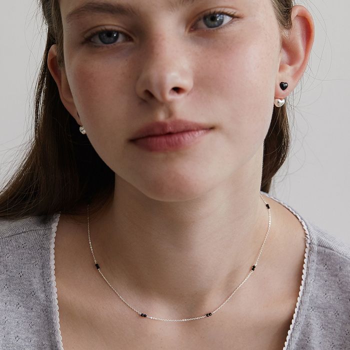 Berry bead link chain necklace 2色 おしゃれ アイドル愛用ブランド 韓国人気 韓国ファッション