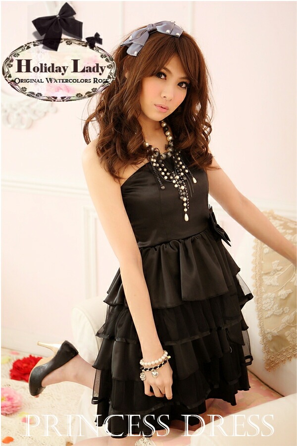 (春物新作)フリルブラックのプレミアムドレス ワンピース 0458/スリーブレディース新作ワンピチュニックレギパン結婚式 ワンピ等 以上 / /あす楽対応/春 プレゼント 花粉 ホワイトデー 温感 防