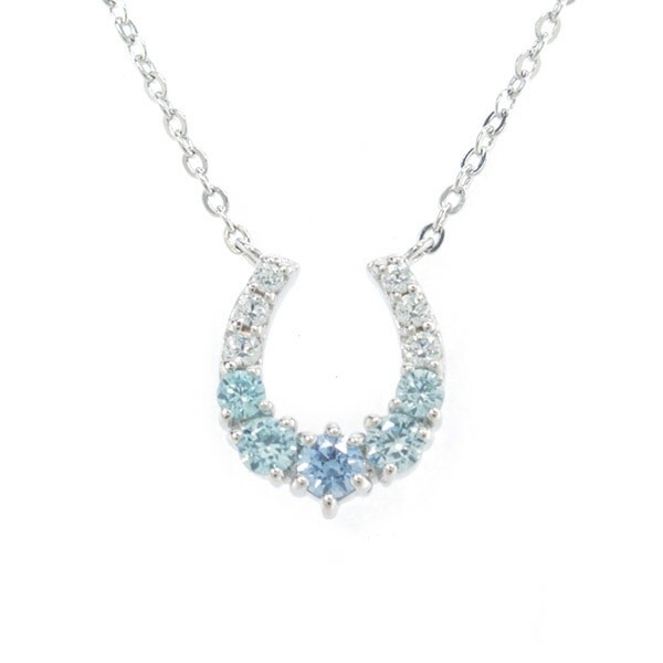 リボン済＆紙袋 ネックレス 正規品 馬蹄モチーフネックレス レディース ペンダント プレゼント アクセサリー ジュエリー シルバー 祝い