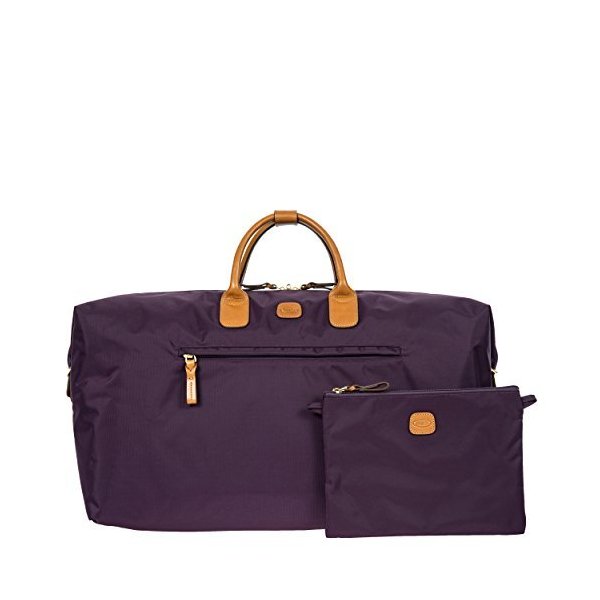 S_S.ILBric s x-Travel 2.0 22 Inch Deluxe Cargo Overnight/Weekend Duffel Bag， Violet， One Size 並行輸入品
