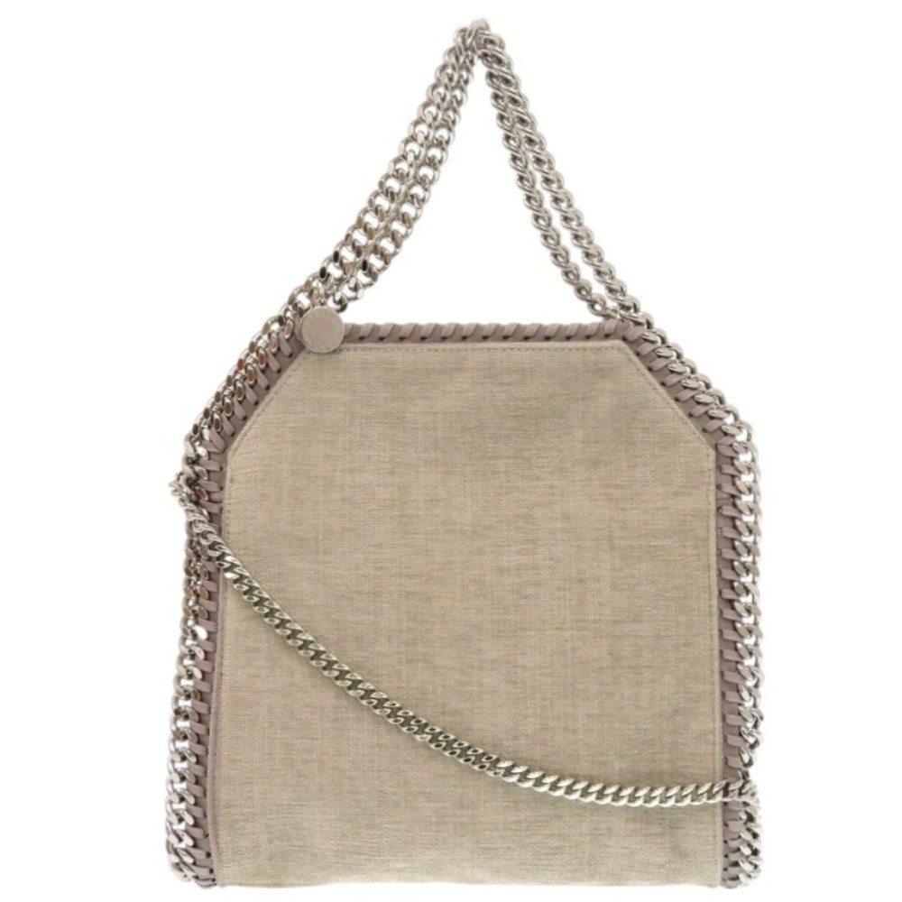 新品同様 ファラベラ ミニ 371223 WP0089 ショルダーバッグ ポリエステル/コットン ベージュ 0452【中古】 レディース