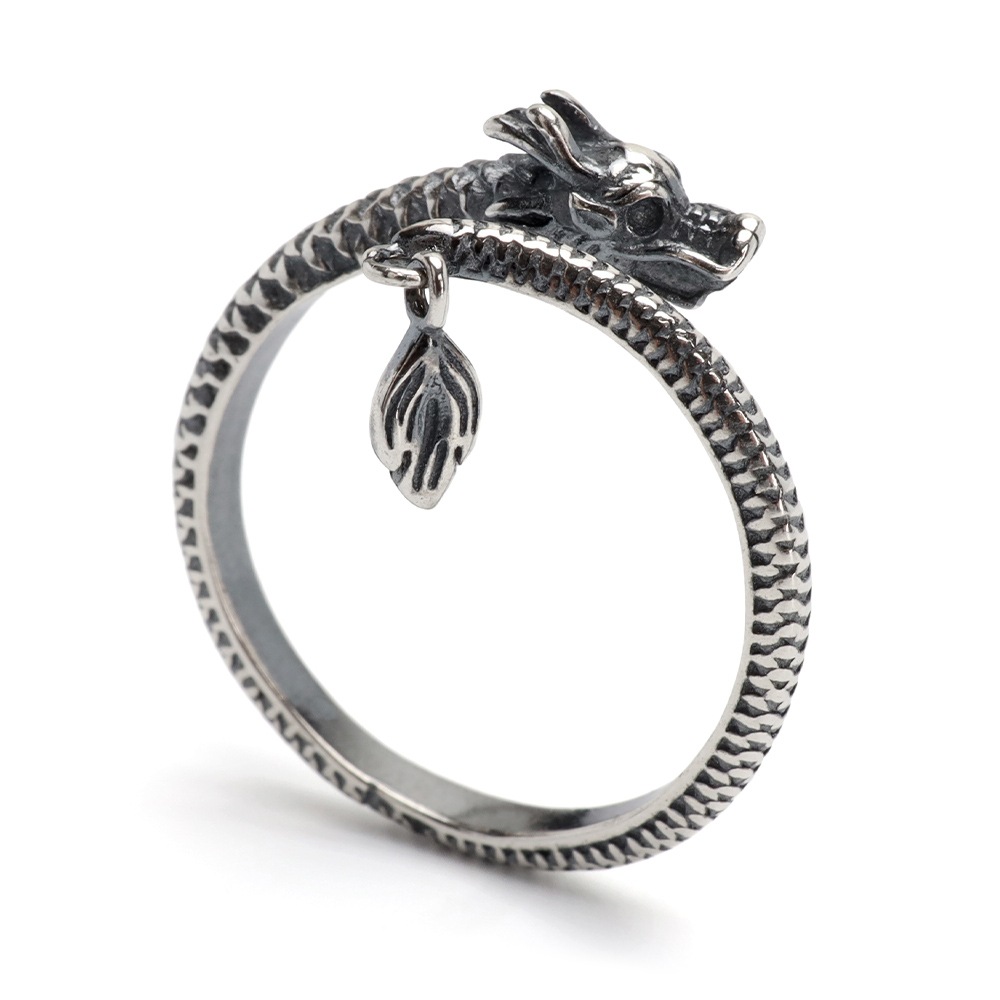 シルバー925 ドラゴンリング [rs223]